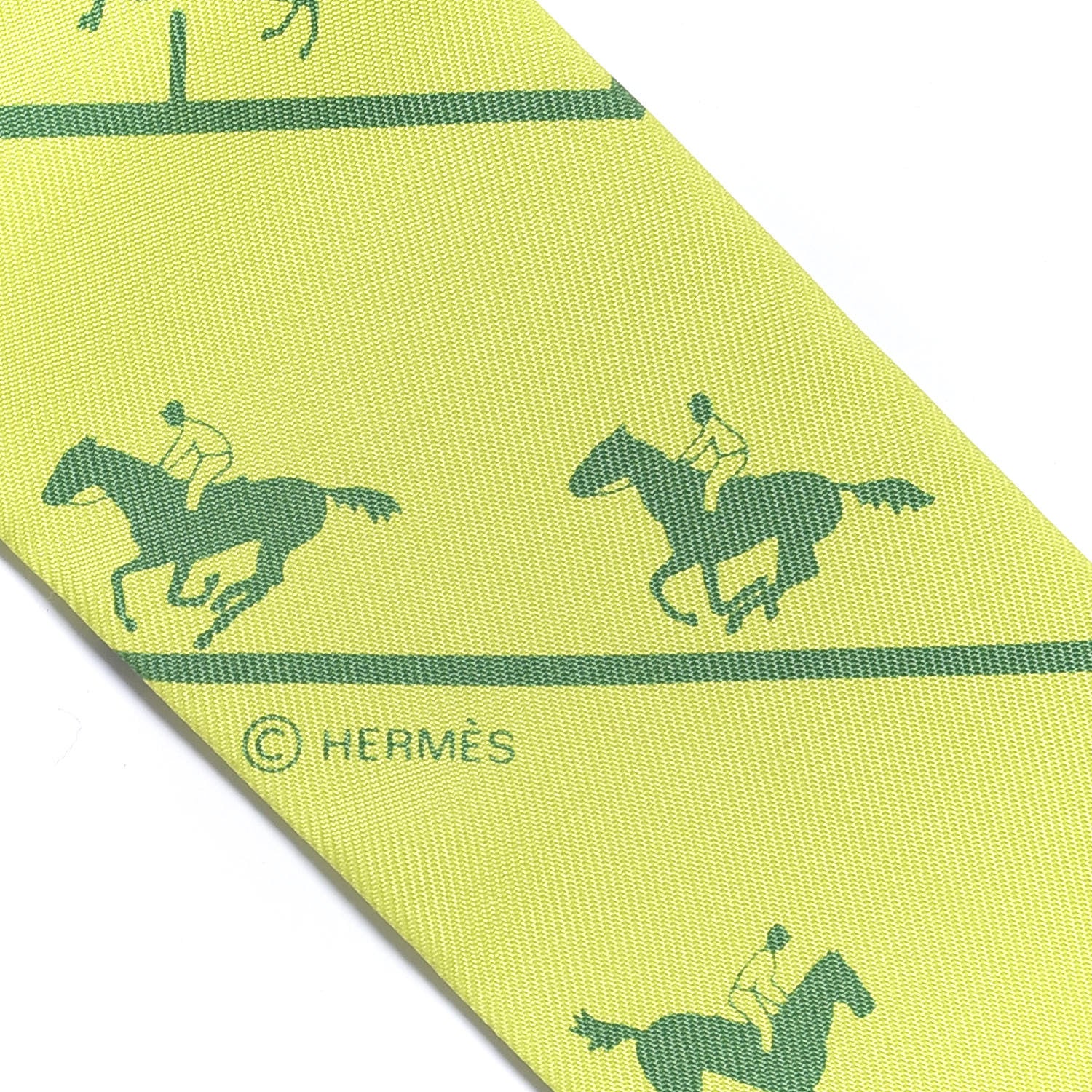 Hermes Silk Duc Carriage Horse Twilly 4 of 4