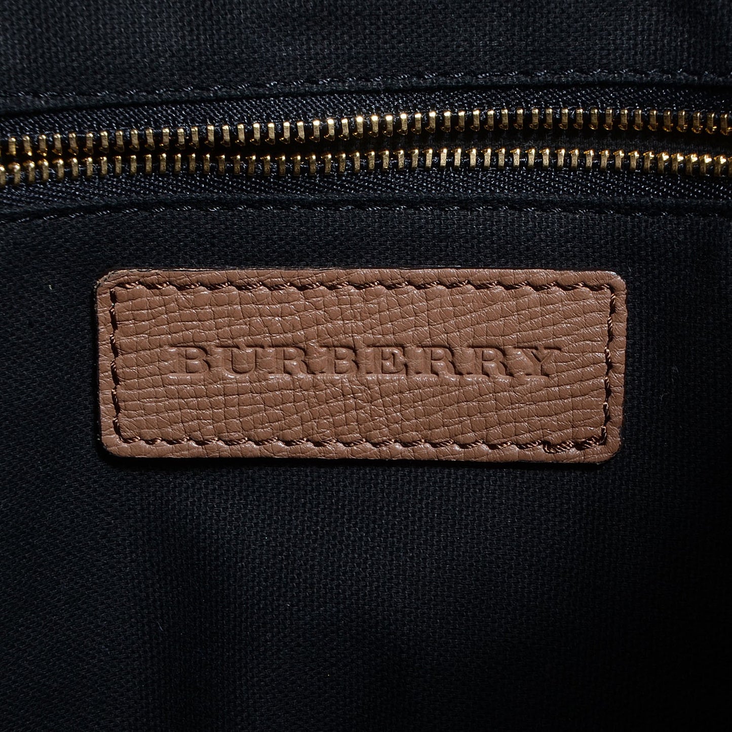 House Check Horseshoe Leather Small Canterbury Dark Sand
