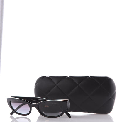Chanel Rectangle Sunglasses A71280 Black 8 of 8