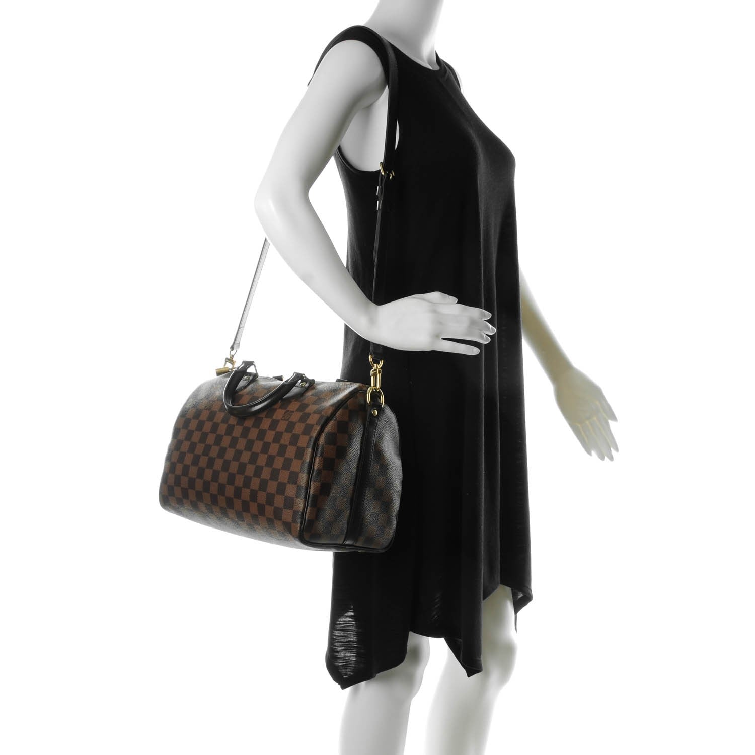 Louis Vuitton Damier Ebene Speedy Bandouliere 30 2 of 7