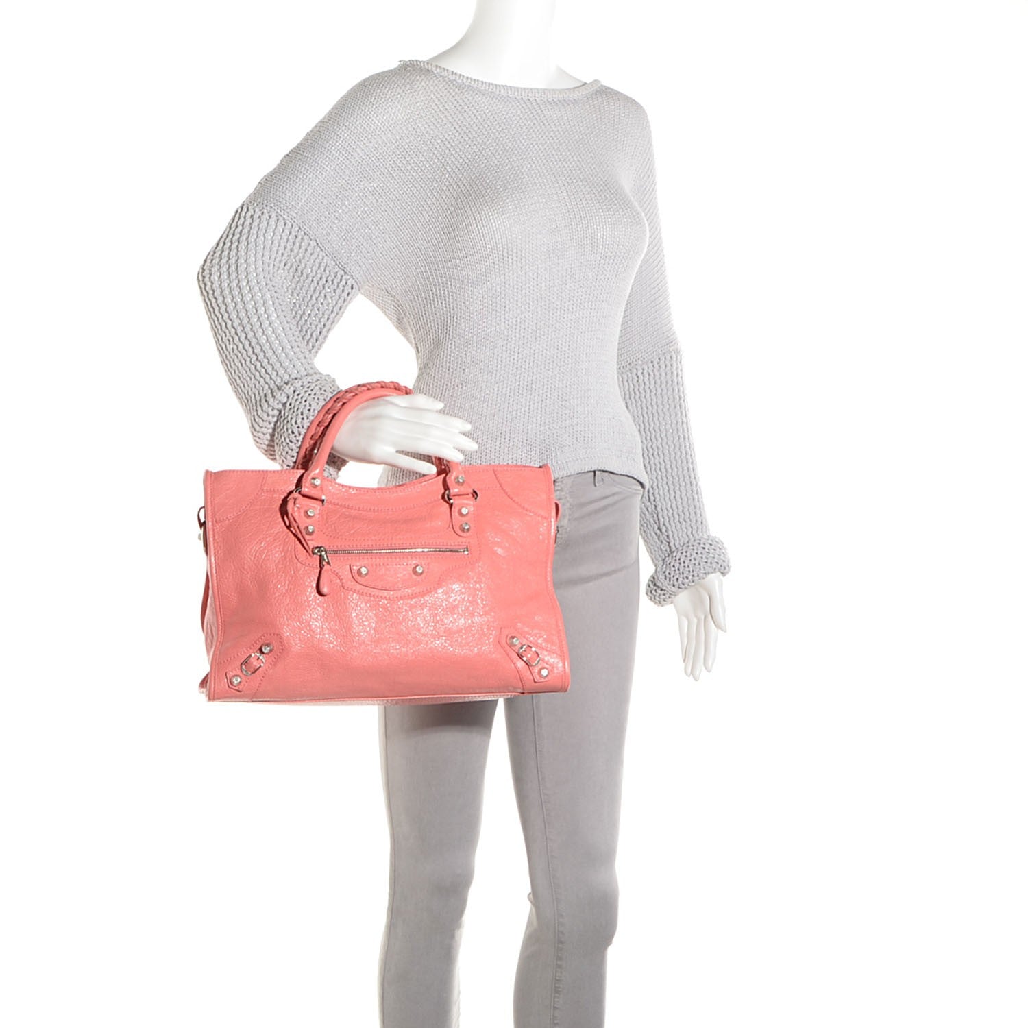 Balenciaga Agneau Giant 12 Silver Hardware City Rose Azalee Rose Jaipur 2 of 11
