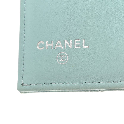Chanel Caviar Quilted Small Flap Wallet Light Blue 6 of 11