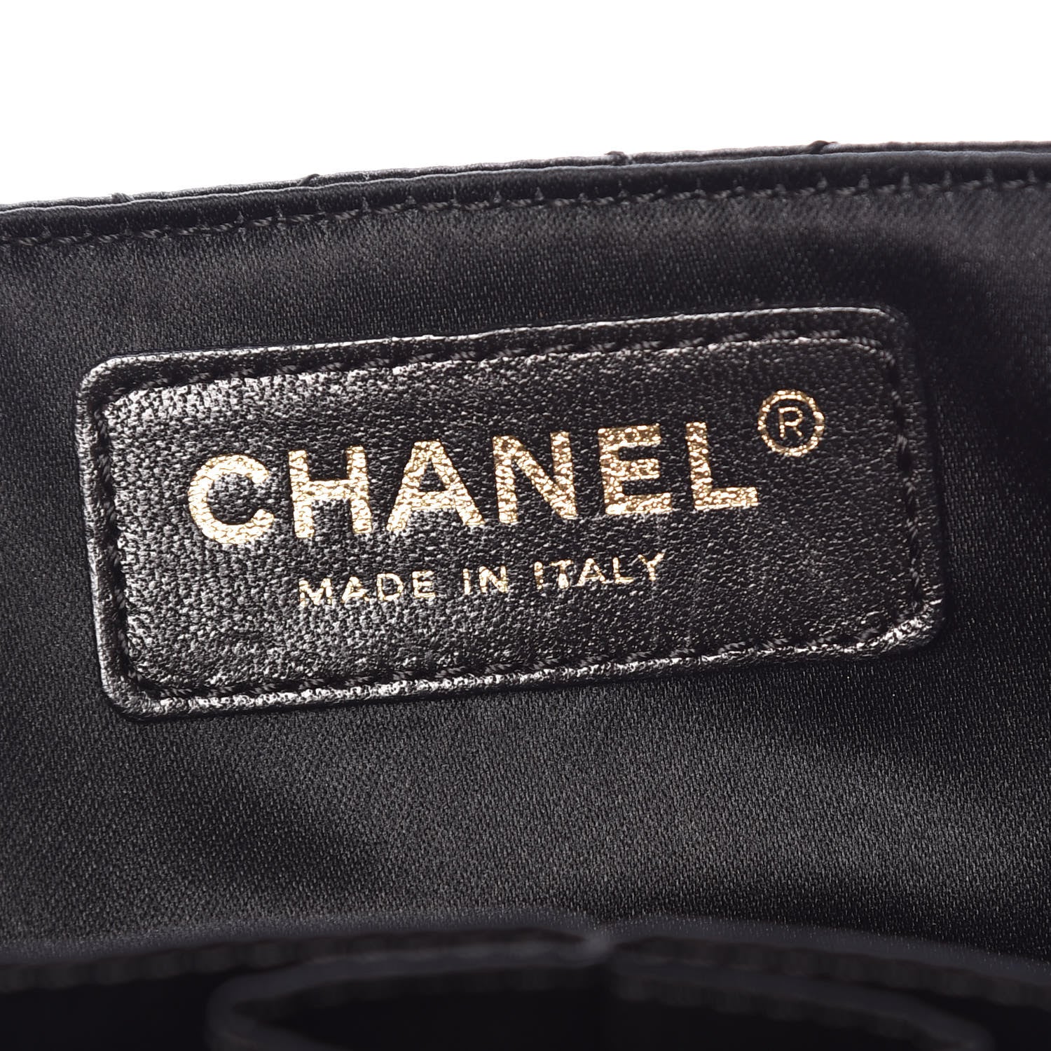 Chanel Satin Quilted Jeweled East West Flap Black 9 of 15