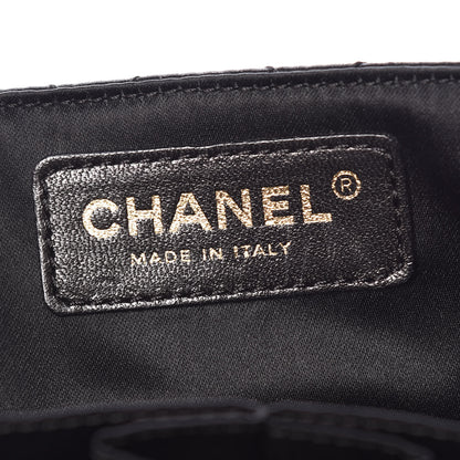 Chanel Satin Quilted Jeweled East West Flap Black 9 of 15