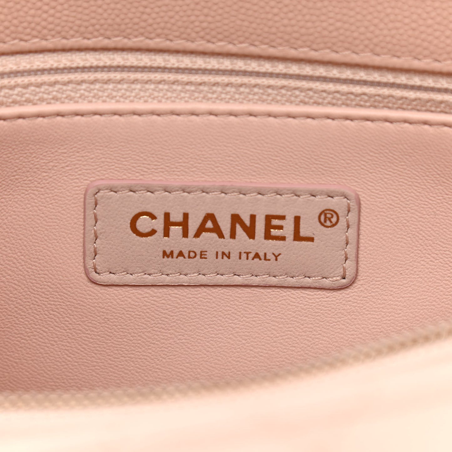 Caviar Quilted Small Coco Handle Flap Light Pink