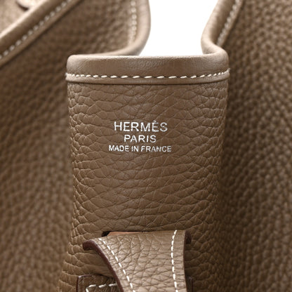 Hermes Taurillon Clemence Evelyne III PM Etoupe 6 of 15