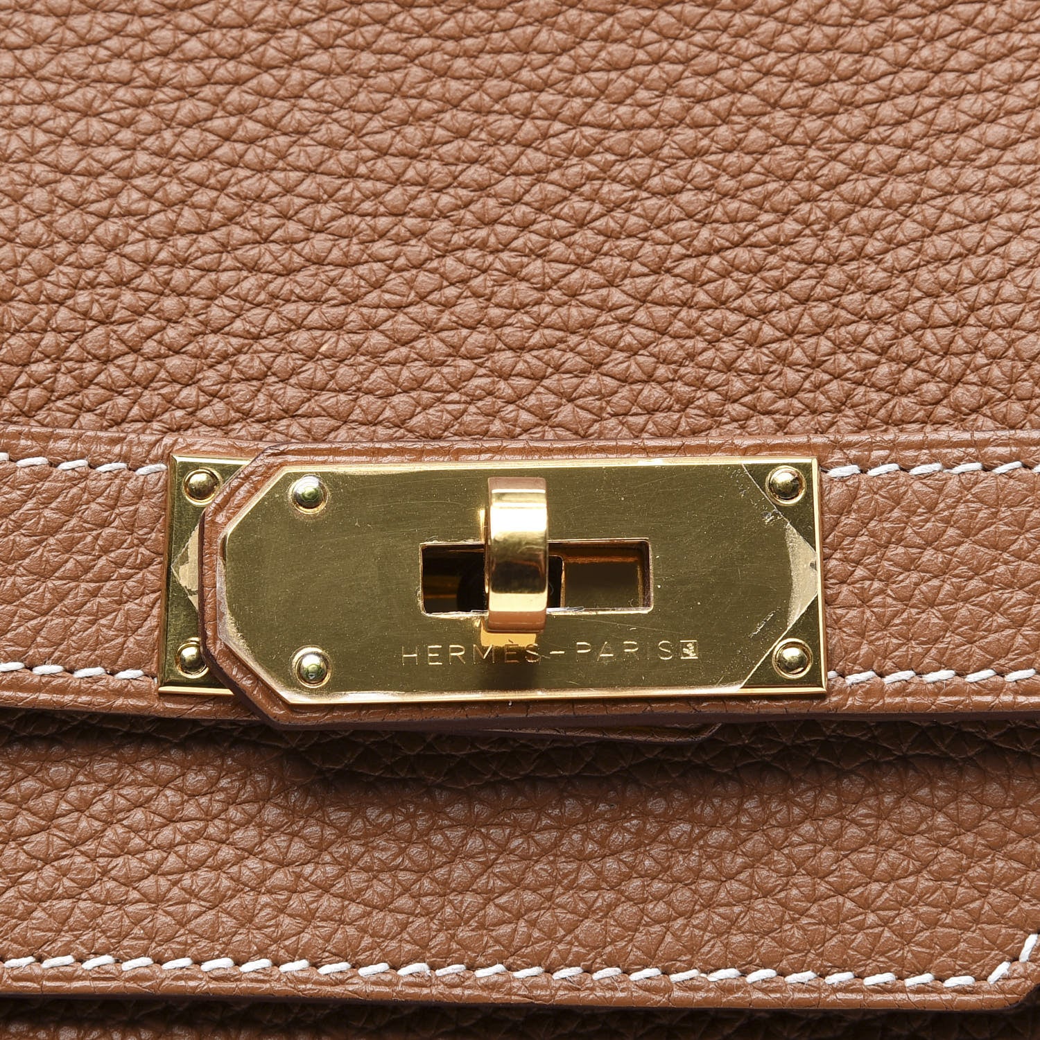 Hermes Togo JPG Shoulder Birkin II 42 Gold 11 of 13
