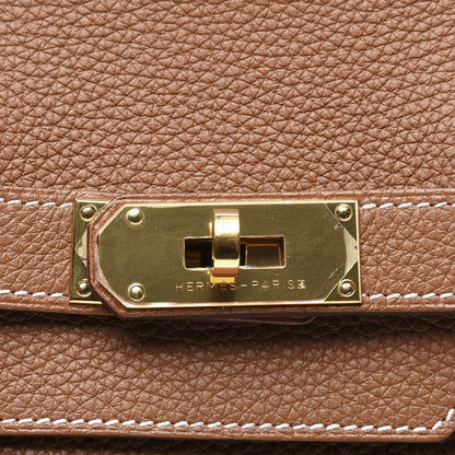 Hermes Togo JPG Shoulder Birkin II 42 Gold 11 of 13