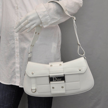 Christian Dior Leather Street Chic Bag White 2 of 8
