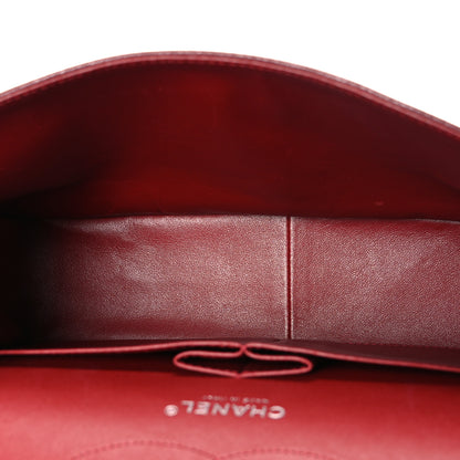 Chanel Caviar Quilted Jumbo Double Flap Burgundy 5 of 10