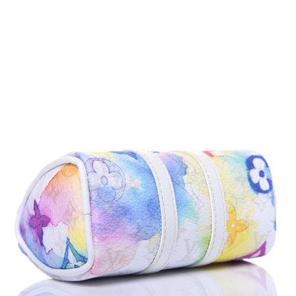 Louis Vuitton Monogram Watercolor Mini Keepall Bag Charm Key Holder Multicolor 5 of 9