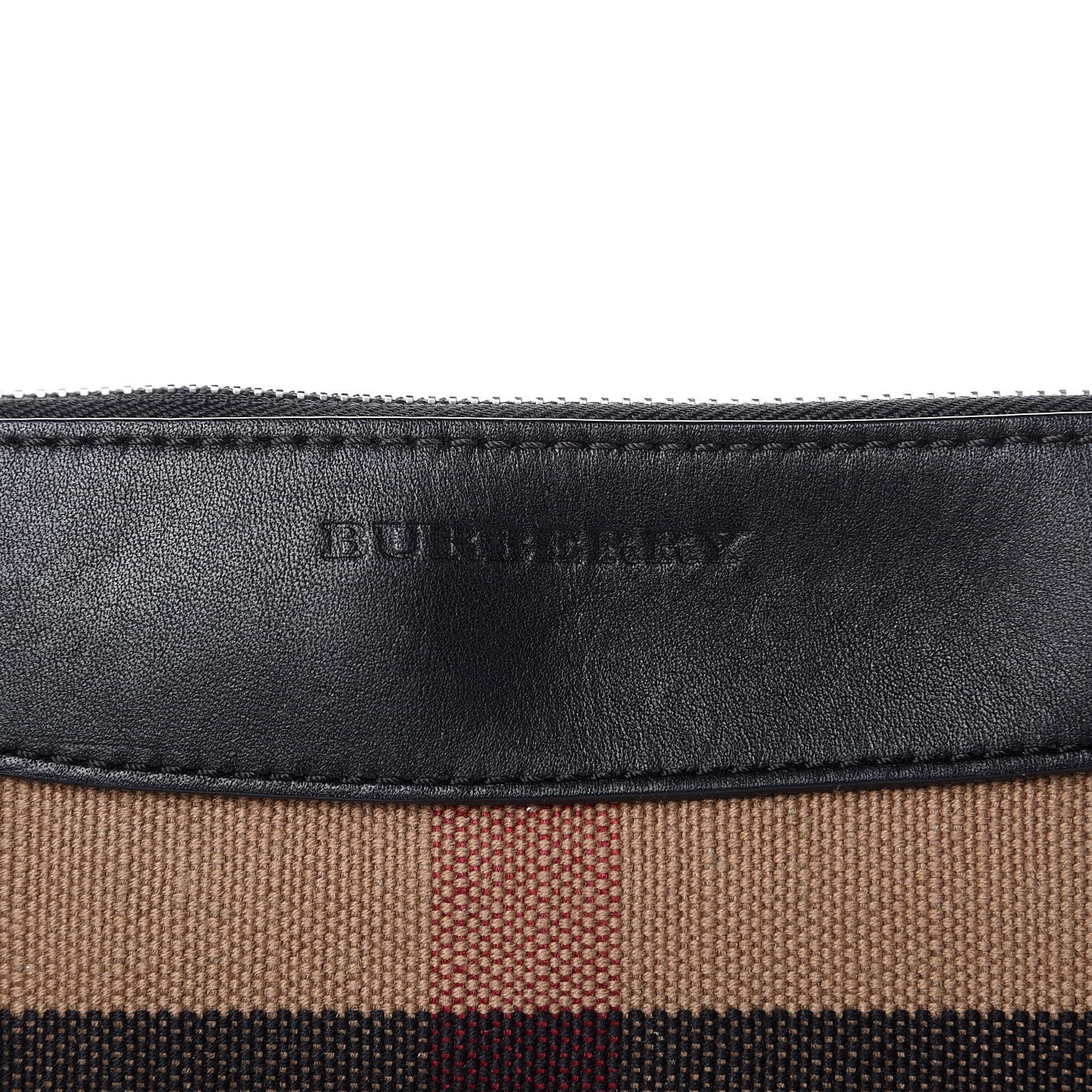 Mega Check Peyton Crossbody Clutch Bag Black
