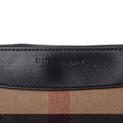 Burberry Mega Check Peyton Crossbody Clutch Bag Black 7 of 14