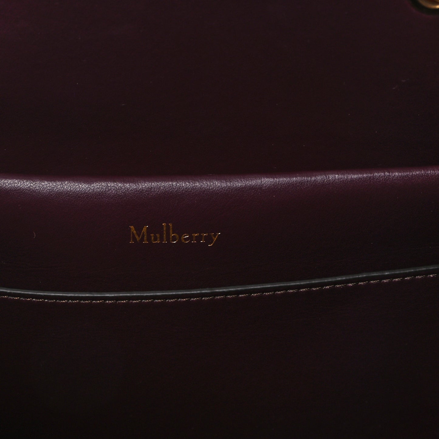 Classic Grain Small Maple Tote Oxblood