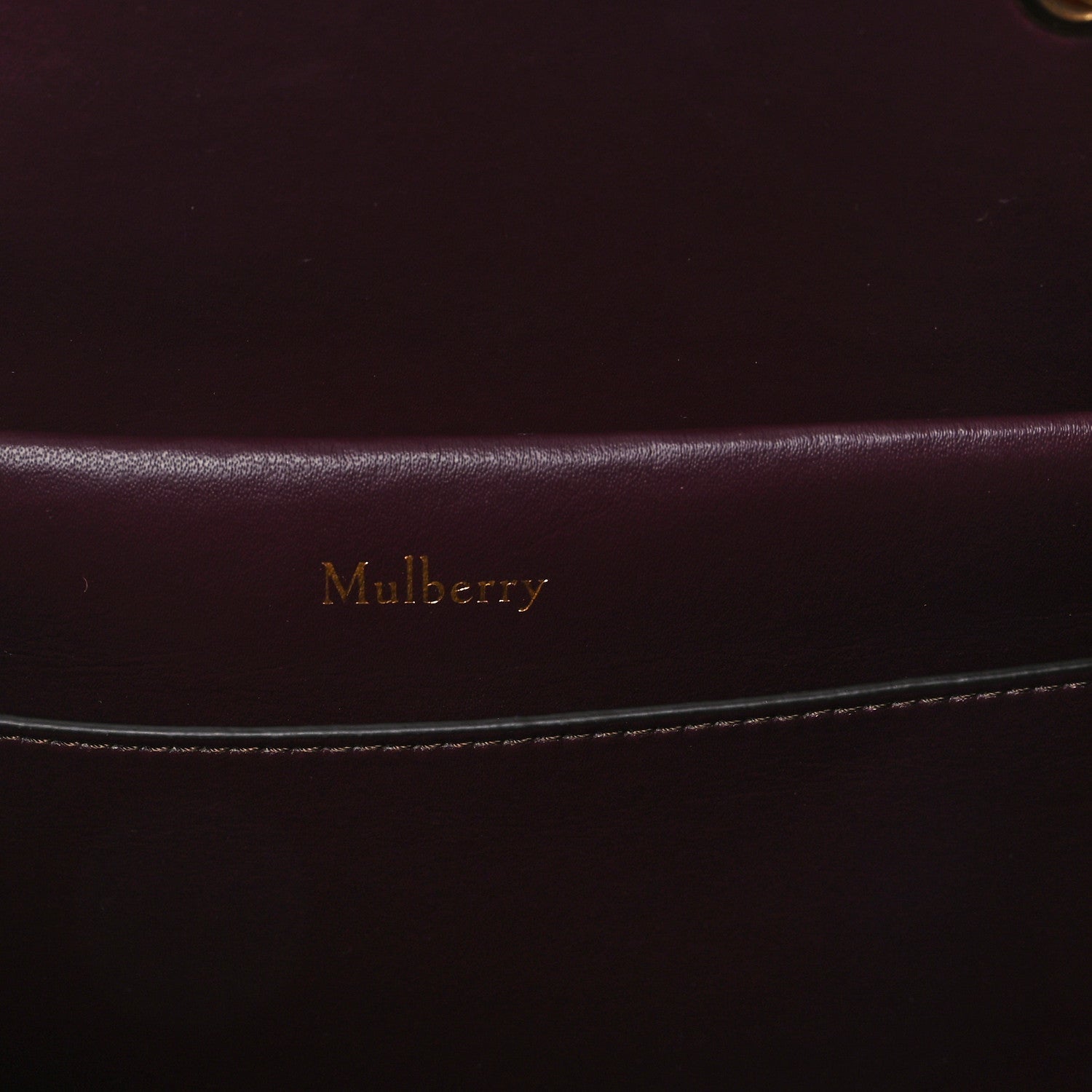 Mulberry Classic Grain Small Maple Tote Oxblood 6 of 9