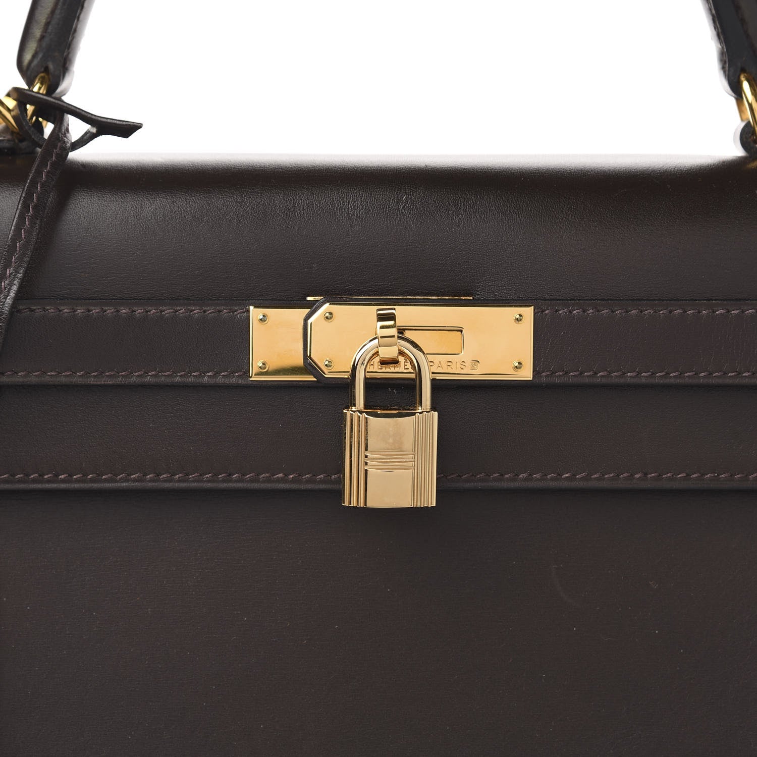 Hermes Box Kelly Sellier 32 Marron Fonce 13 of 13
