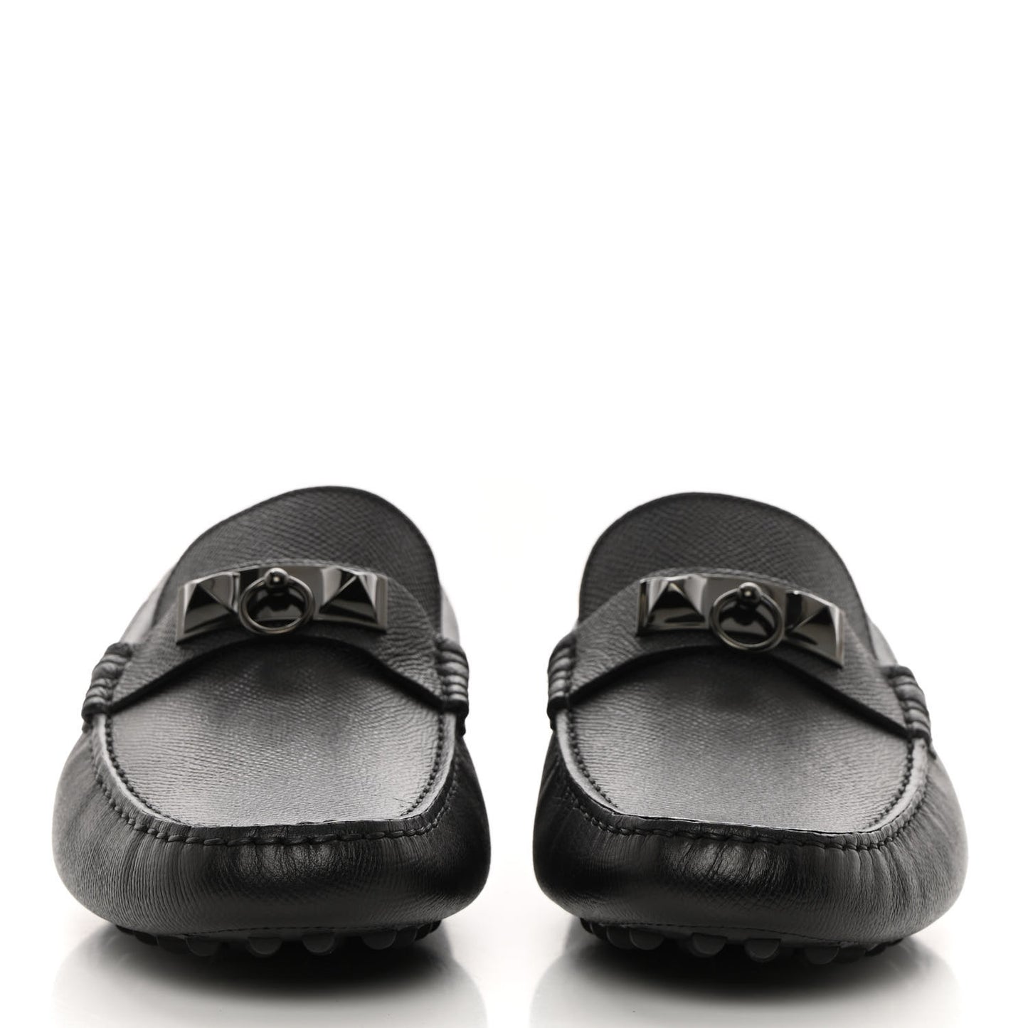 Epsom Mens Irving Driving Moccasin Loafers 41 Black