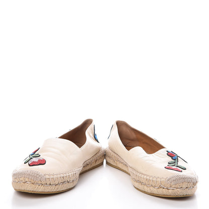 Gucci Nappa Ophelia Espadrilles 37.5 Mystic White 5 of 11
