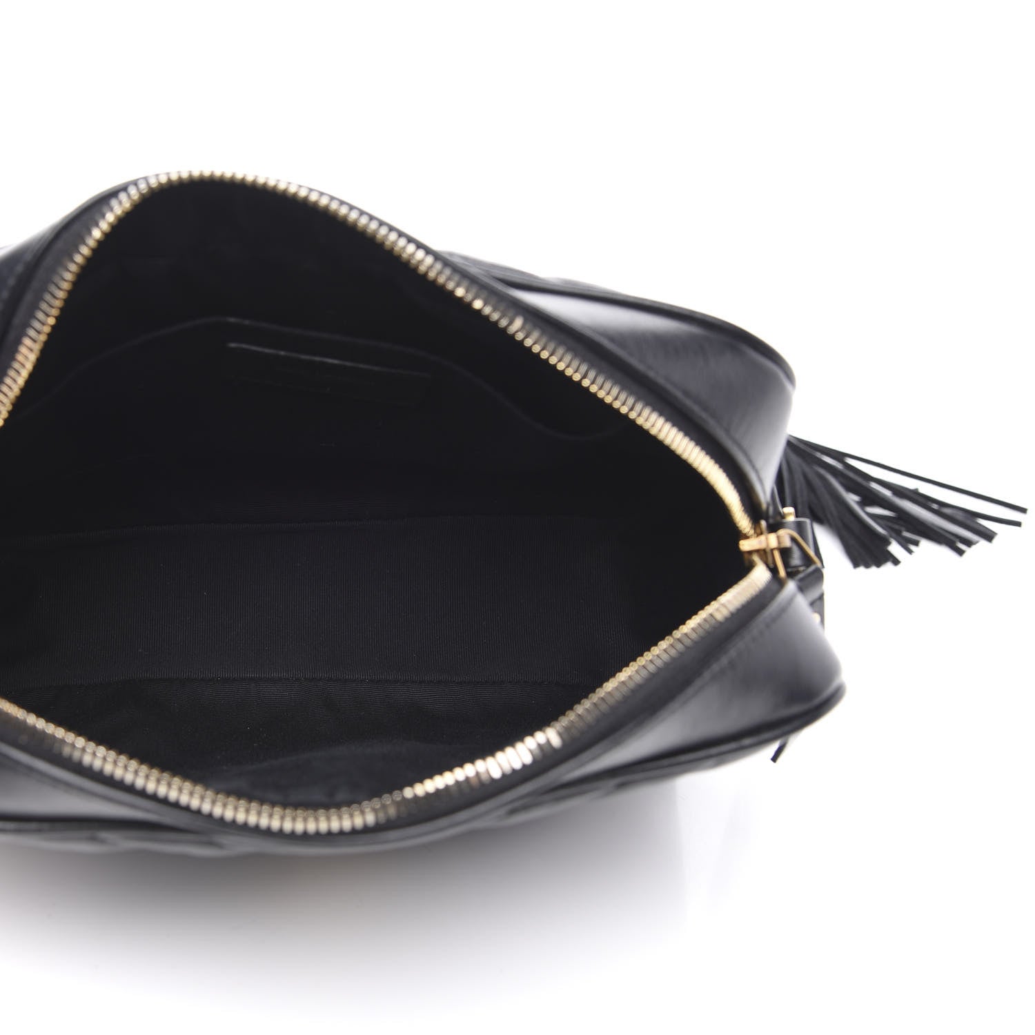 Saint Laurent Calfskin Matelasse Monogram Lou Camera Bag Black 5 of 12