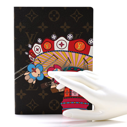 Louis Vuitton Monogram 2020 Christmas Animation Swing Ride Notebook MM Pivoine 2 of 6
