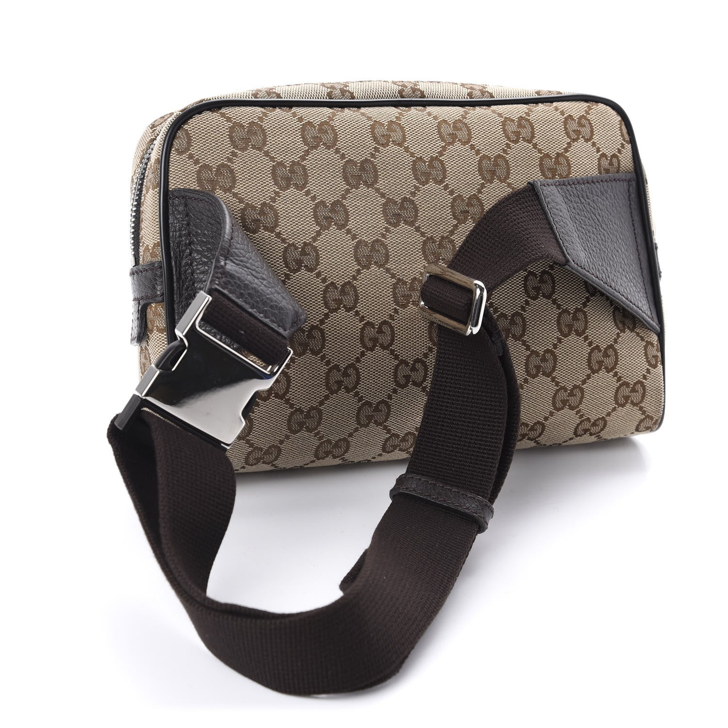 Gucci Monogram Belt Bag Dark Brown 3 of 10