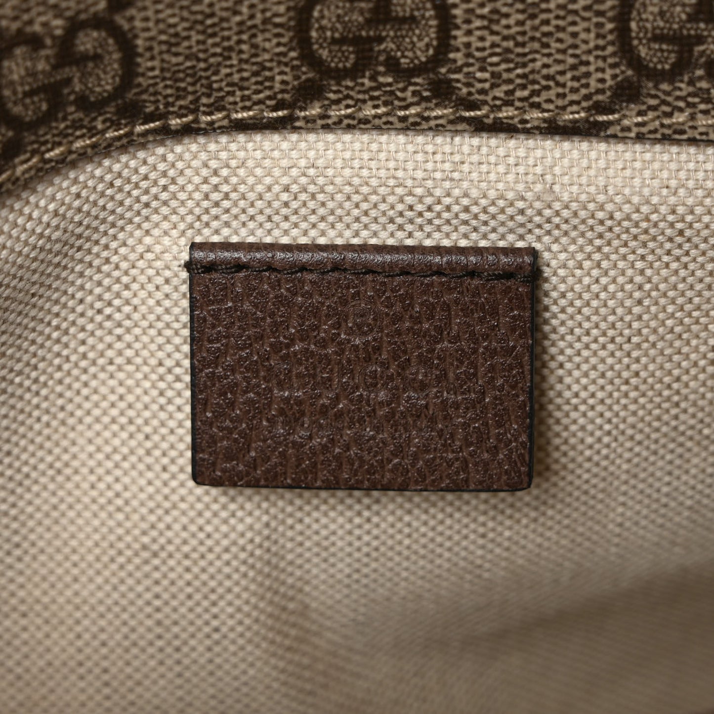 GG Supreme Monogram Neo Vintage Web Belt Bag Brown