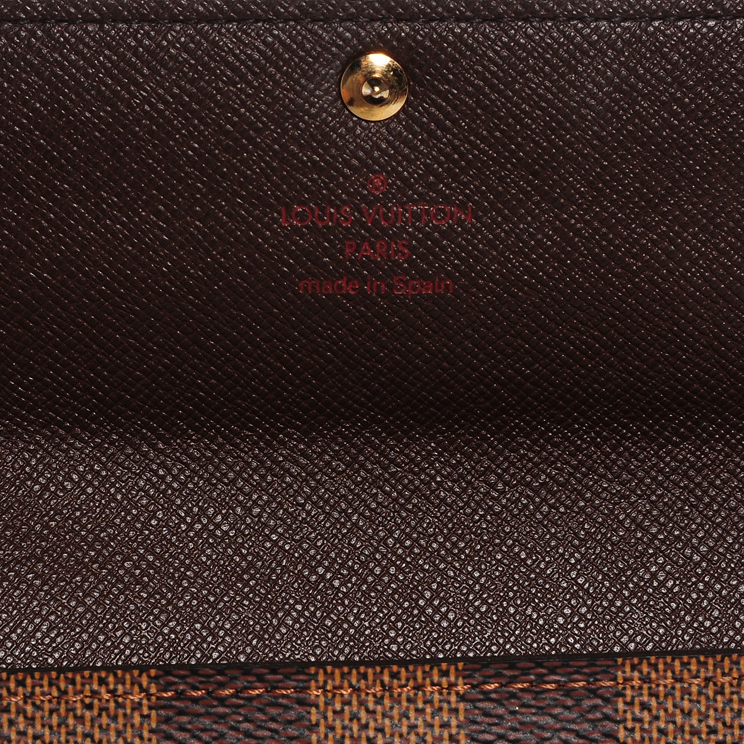 Louis Vuitton Damier Ebene Sarah Wallet 5 of 7