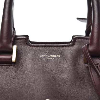 Saint Laurent Calfskin Small Classic Y Cabas Bordeaux 7 of 15