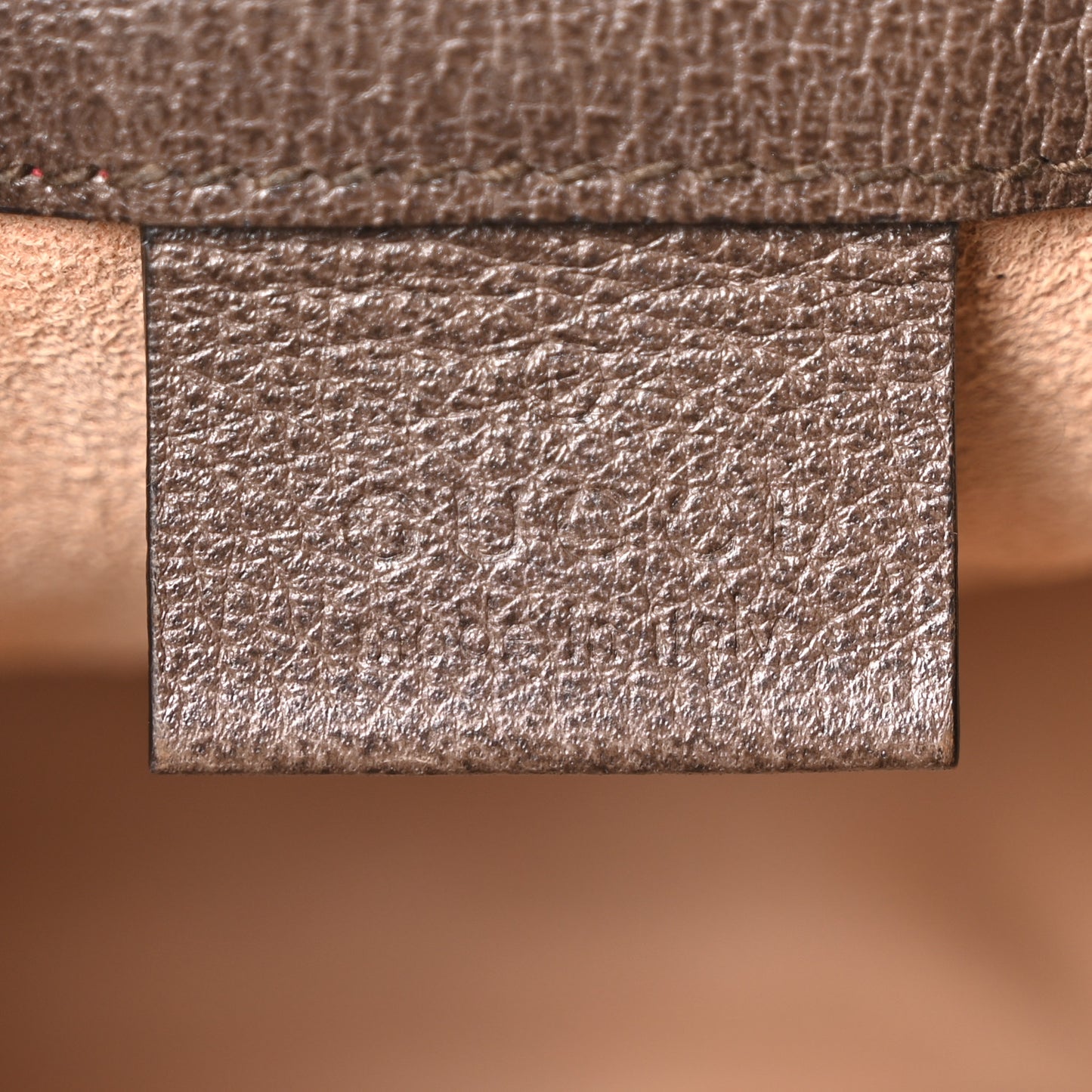 GG Supreme Monogram Web Mini Ophidia Bucket Bag Brown