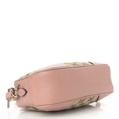 Gucci Monogram Mini Bree Messenger Bag Beige Soft Pink 4 of 14