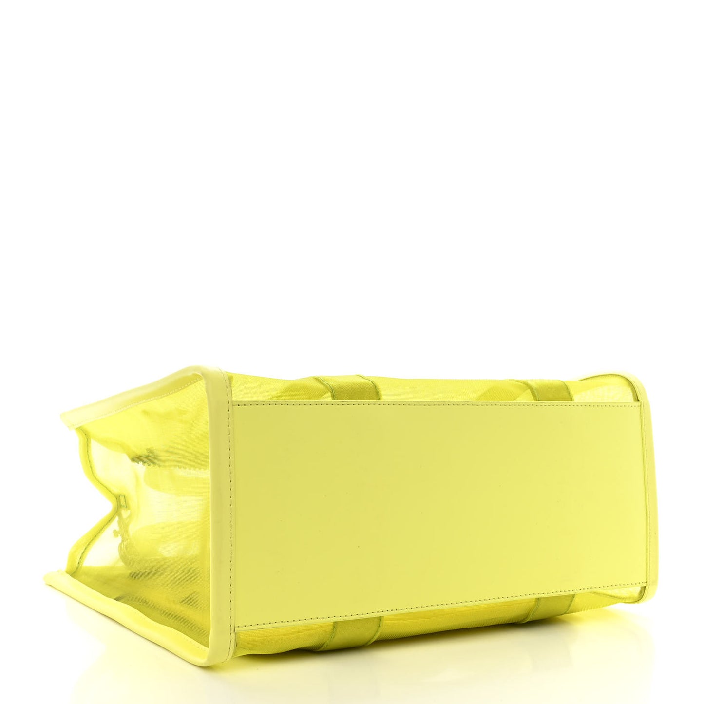 Mesh Medium The Tote Bag Fluo Yellow