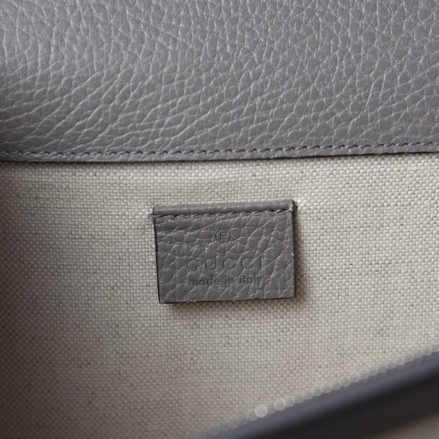Pebbled Calfskin Small Dionysus Shoulder Bag Dusty Grey