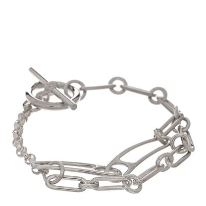 Hermes Sterling Silver Chaine d'Ancre Punk Bracelet ST 1 of 4