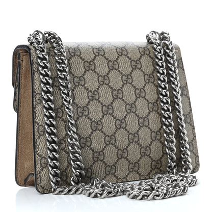 Gucci GG Supreme Monogram Mini Dionysus Shoulder Bag Taupe 2 of 4