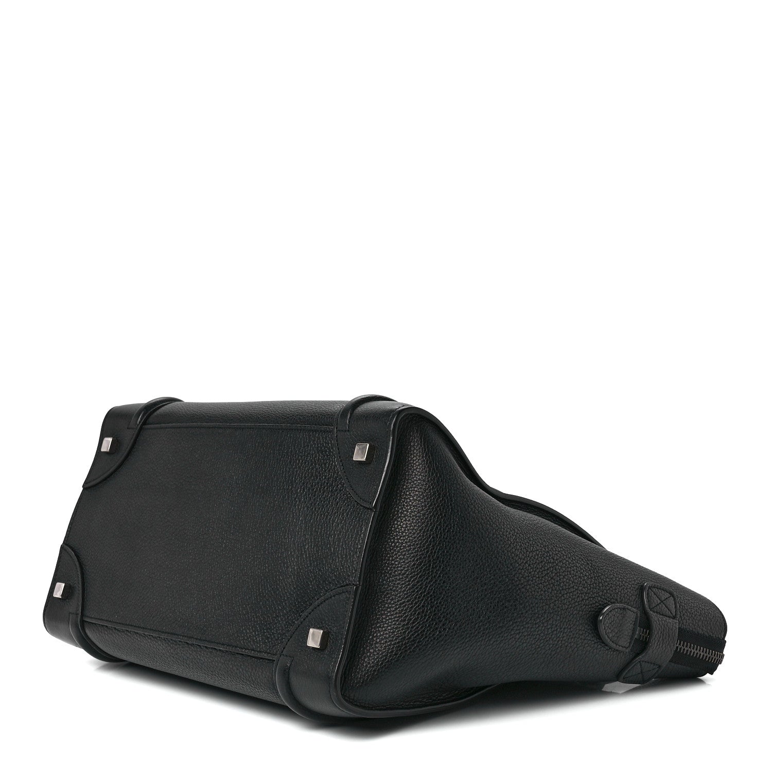 Celine Drummed Calfskin Mini Luggage Black 8 of 10