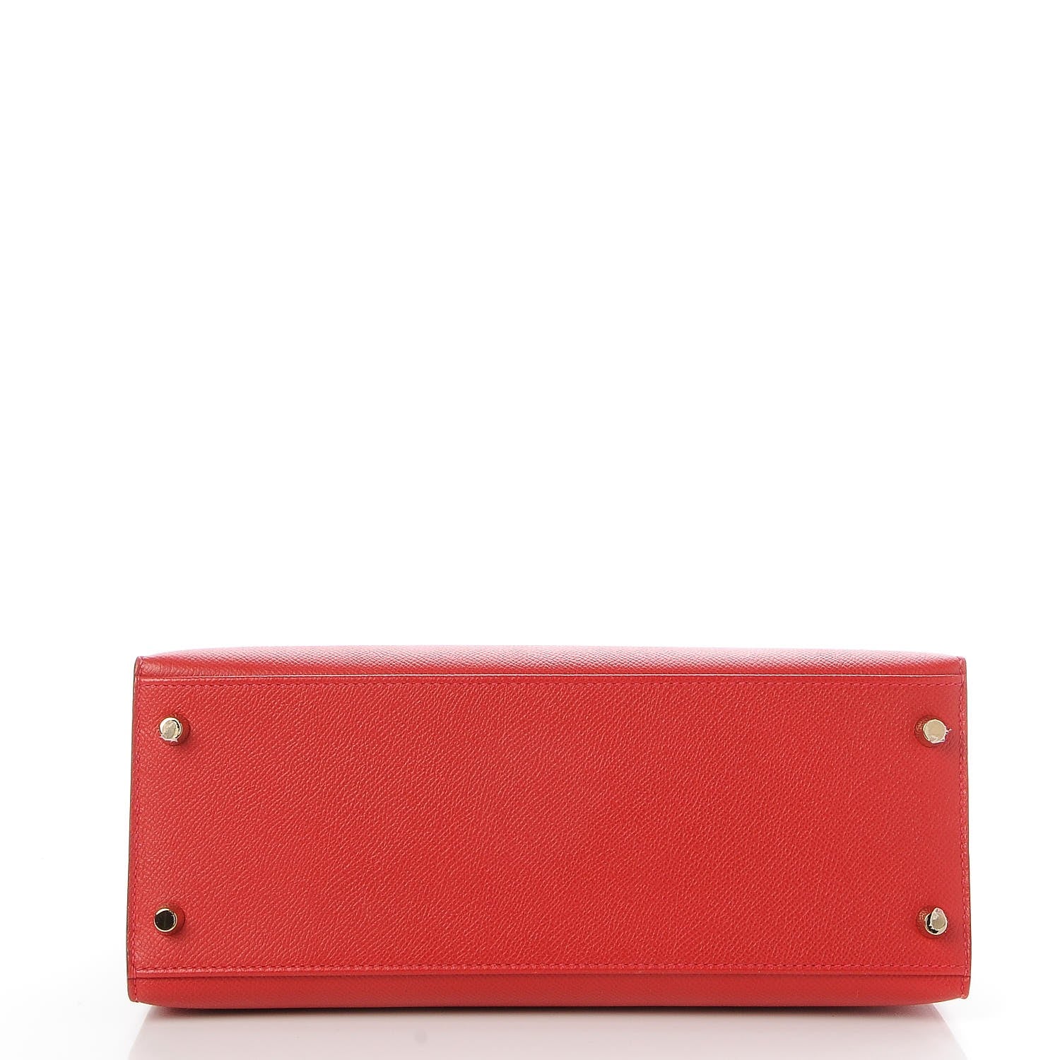 Hermes Epsom Horseshoe Kelly Sellier 28 Rouge Casaque Etain 6 of 36