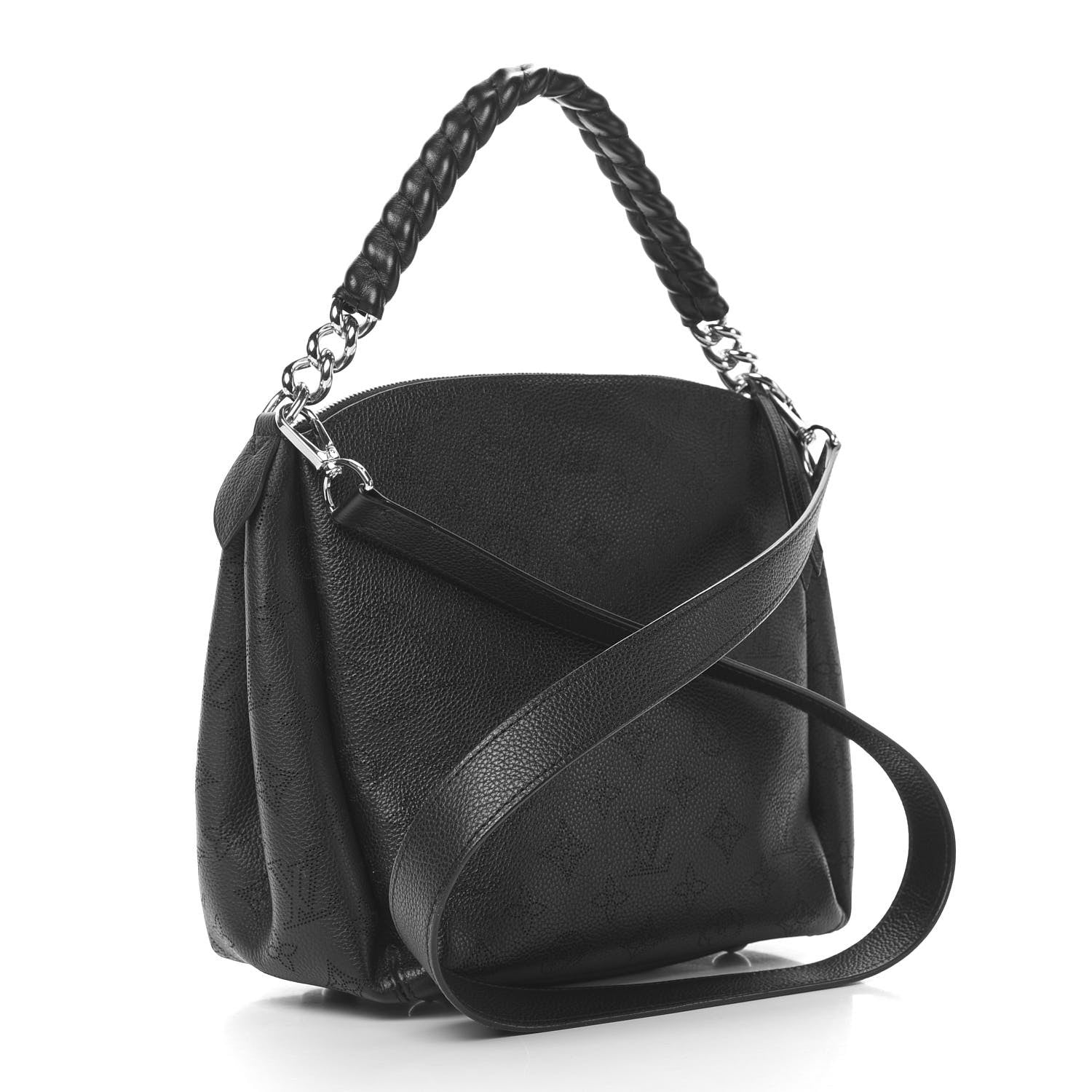 Louis Vuitton Mahina Babylone Chain BB Black 2 of 9