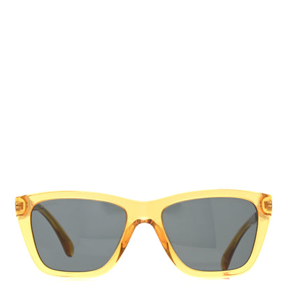 Chanel Acetate Metal Rectangle Sunglasses 5442 Yellow 2 of 8