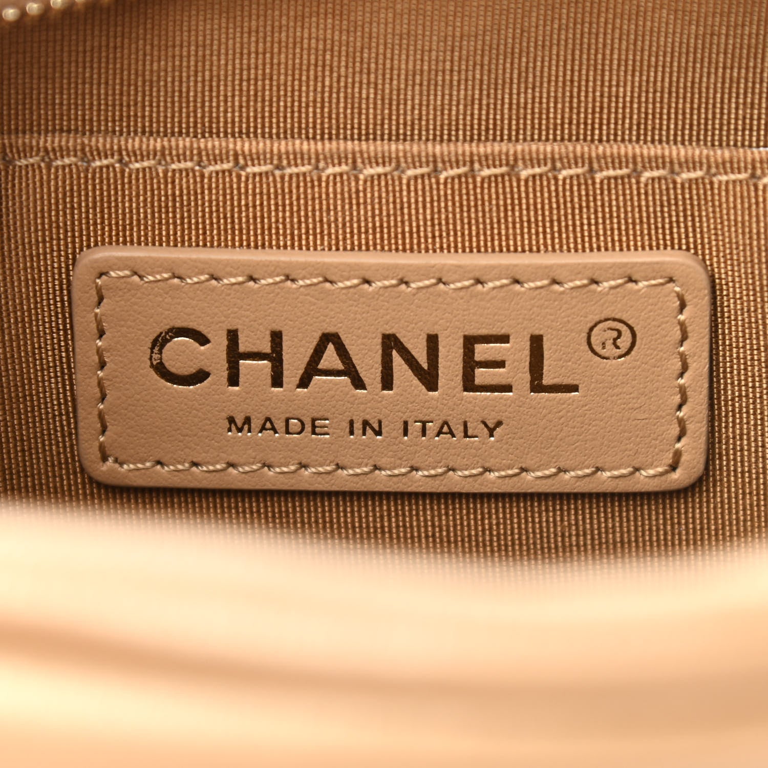 Chanel Goatskin Quilted Small Casual Trip Camera Case Beige 6 of 10