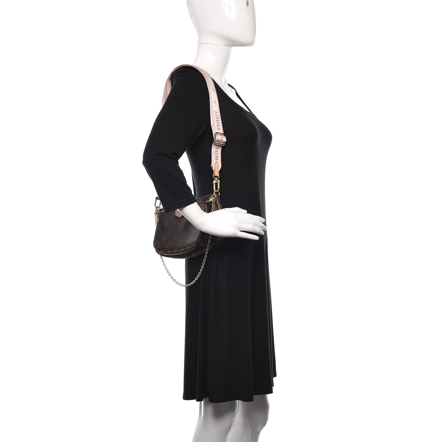 Monogram Multi Pochette Accessories Rose Clair