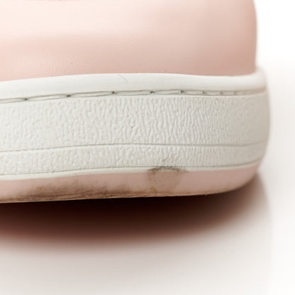 Louis Vuitton Calfskin Monogram Womens LV Stadium Mid Top Sneaker 42 Rose Clair Pink 10 of 11