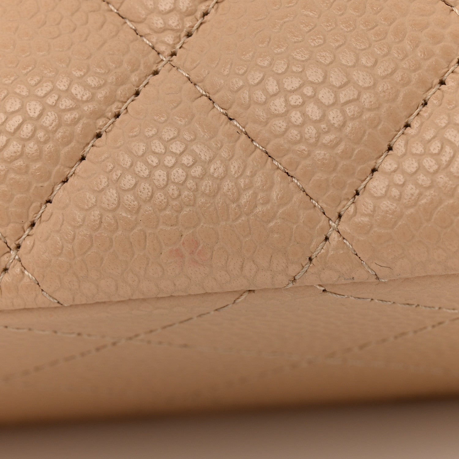 Chanel Caviar Quilted Medium Double Flap Beige 11 of 13