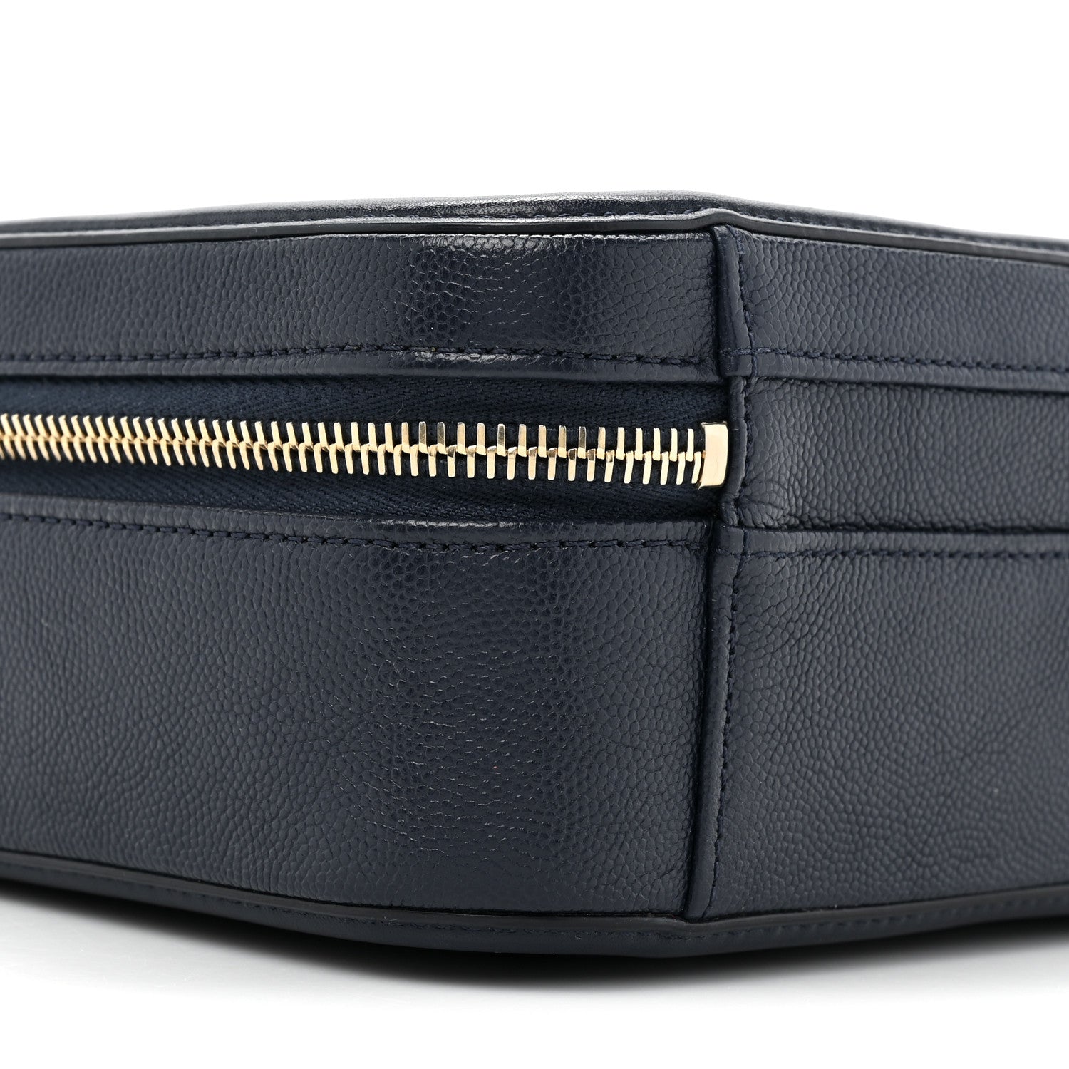 Chanel Caviar Quilted Medium CC Filigree Vanity Case Navy 11 of 12