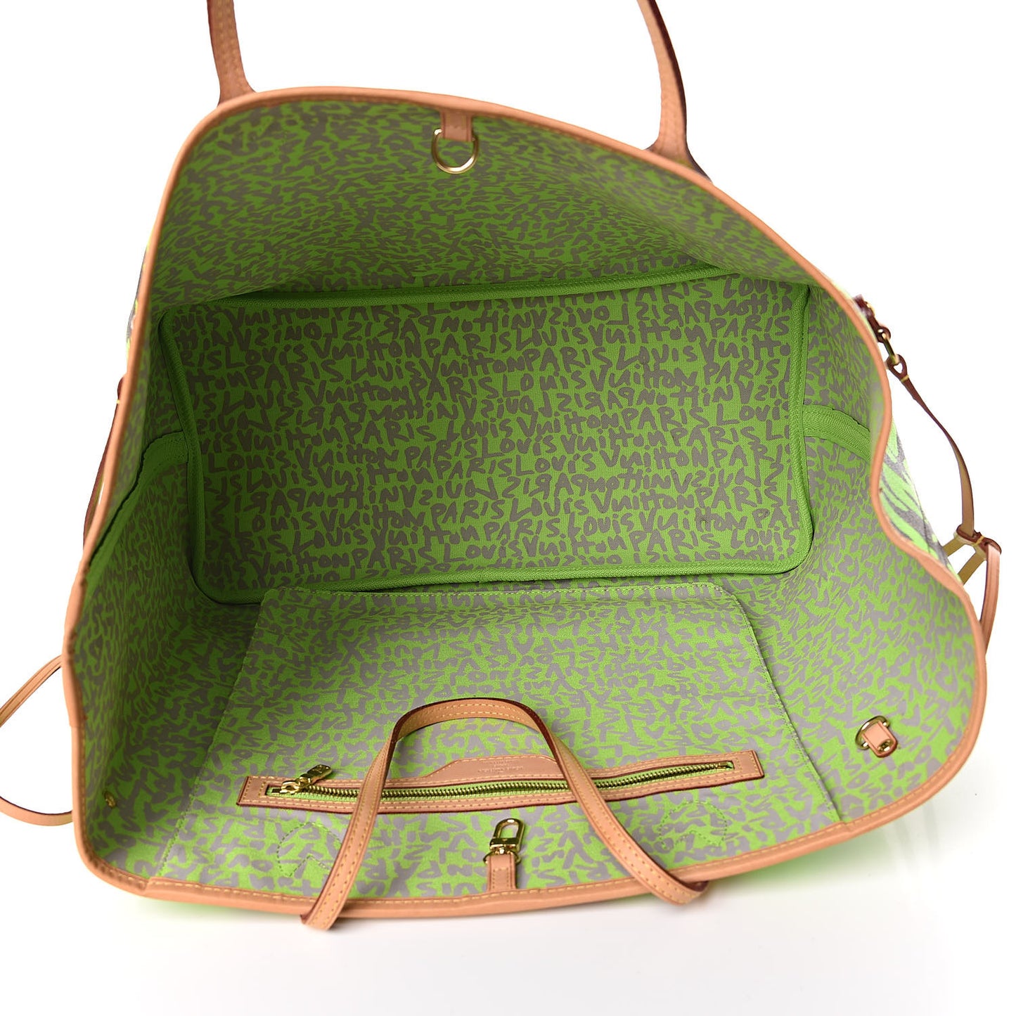 Monogram Graffiti Neverfull GM Green