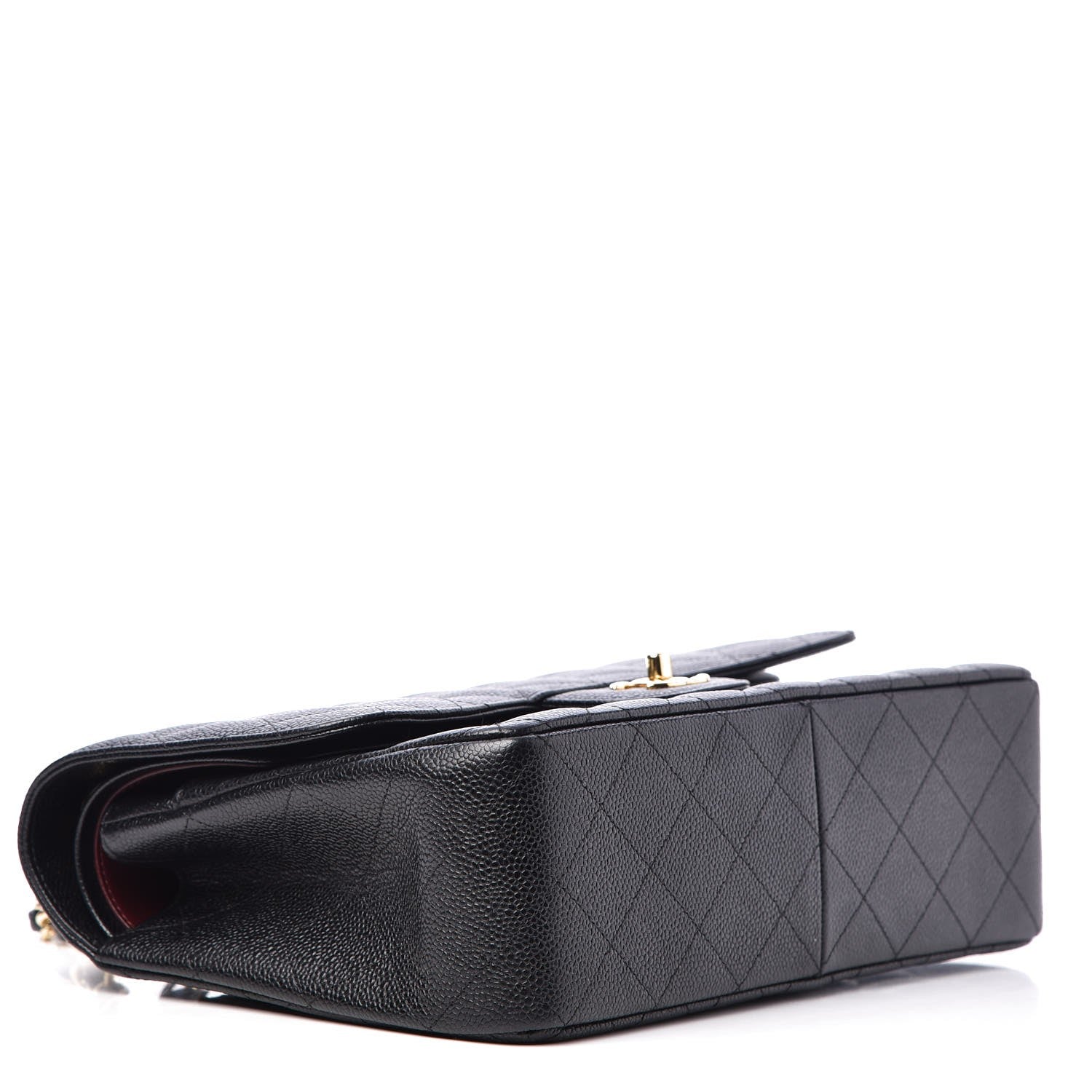 Chanel Caviar Quilted Jumbo Double Flap Black 4 of 7