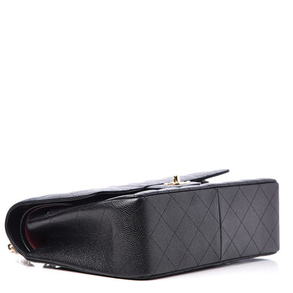 Chanel Caviar Quilted Jumbo Double Flap Black 4 of 7