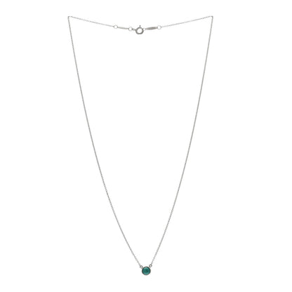 Tiffany Sterling Silver Amazonite Elsa Peretti Color by the Yard Pendant Necklace 2 of 4