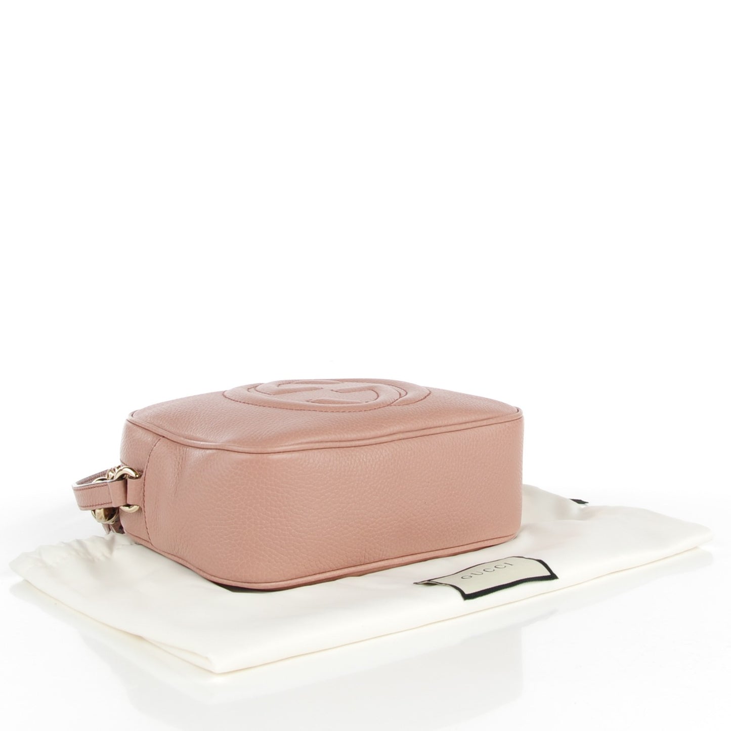 Cellarius Calfskin Small Soho Disco Bag Dark Cipria