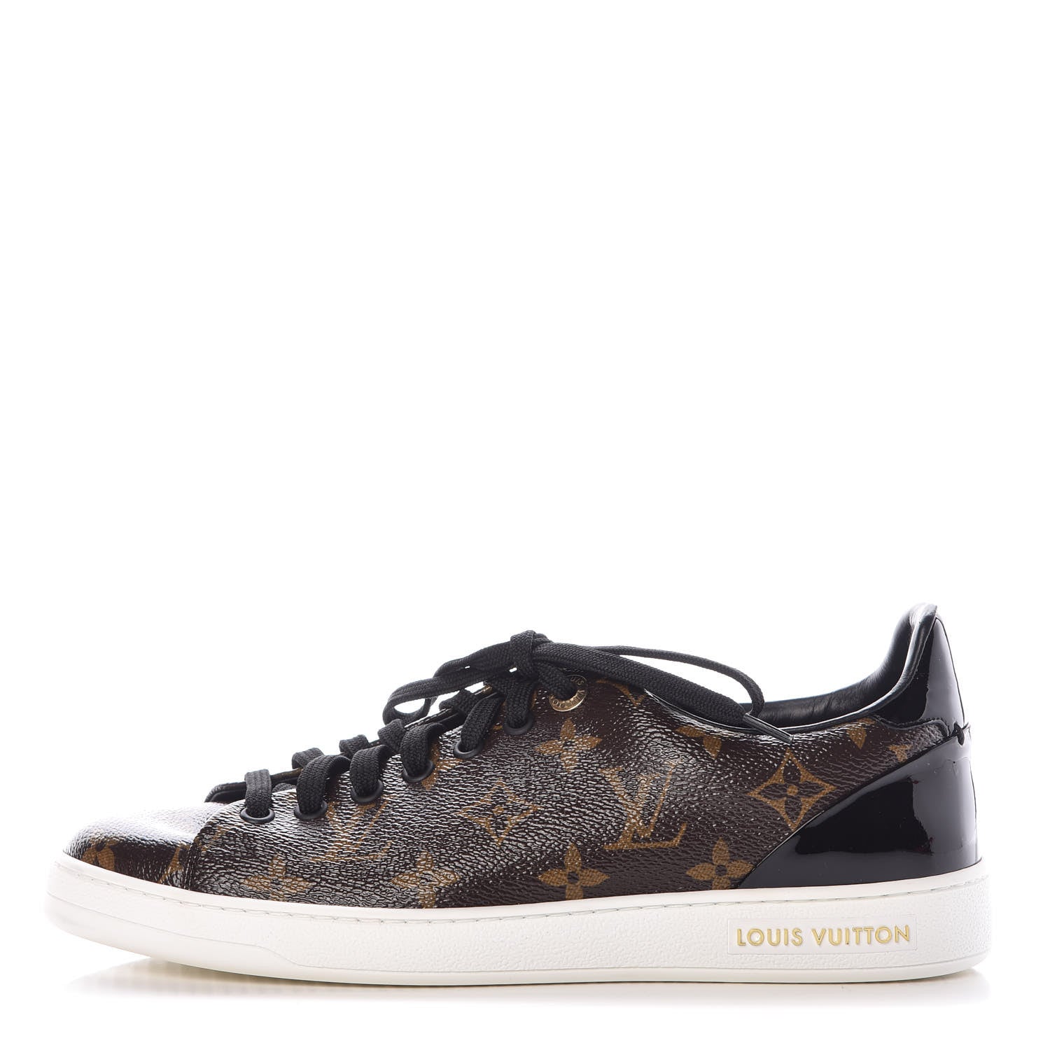 Louis Vuitton Patent Monogram Frontrow Sneakers 37.5 1 of 12