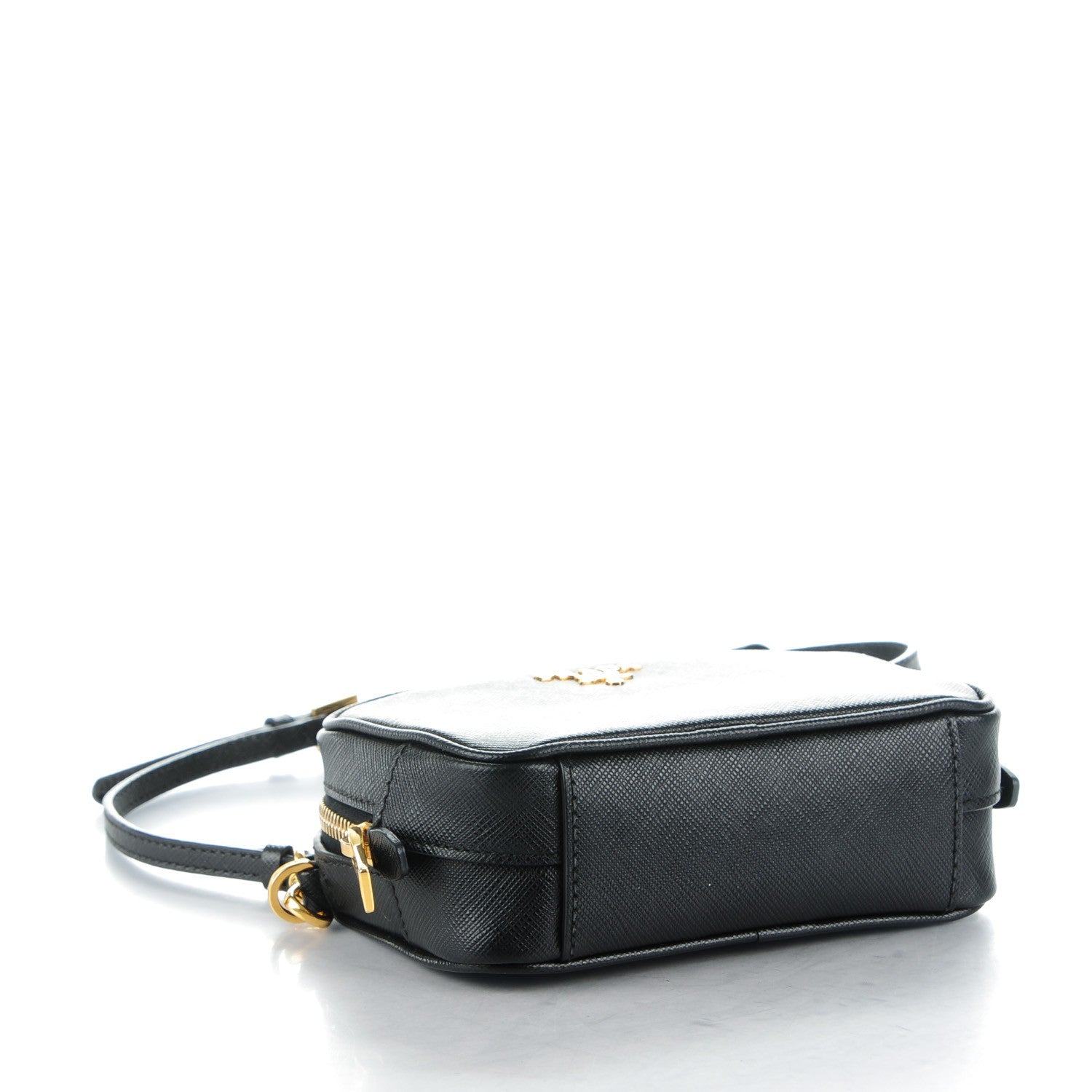 Prada Saffiano Mini Camera Crossbody Bag Nero Black 4 of 8